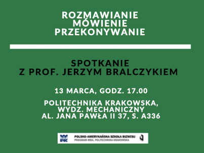 Spotkanie z prof. Jerzym Bralczykiem