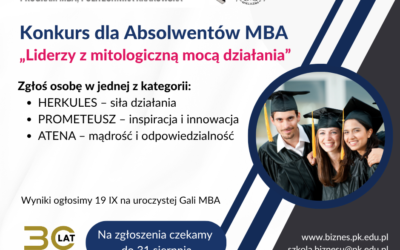 Konkurs dla Absolwentów i Absolwentek MBA!